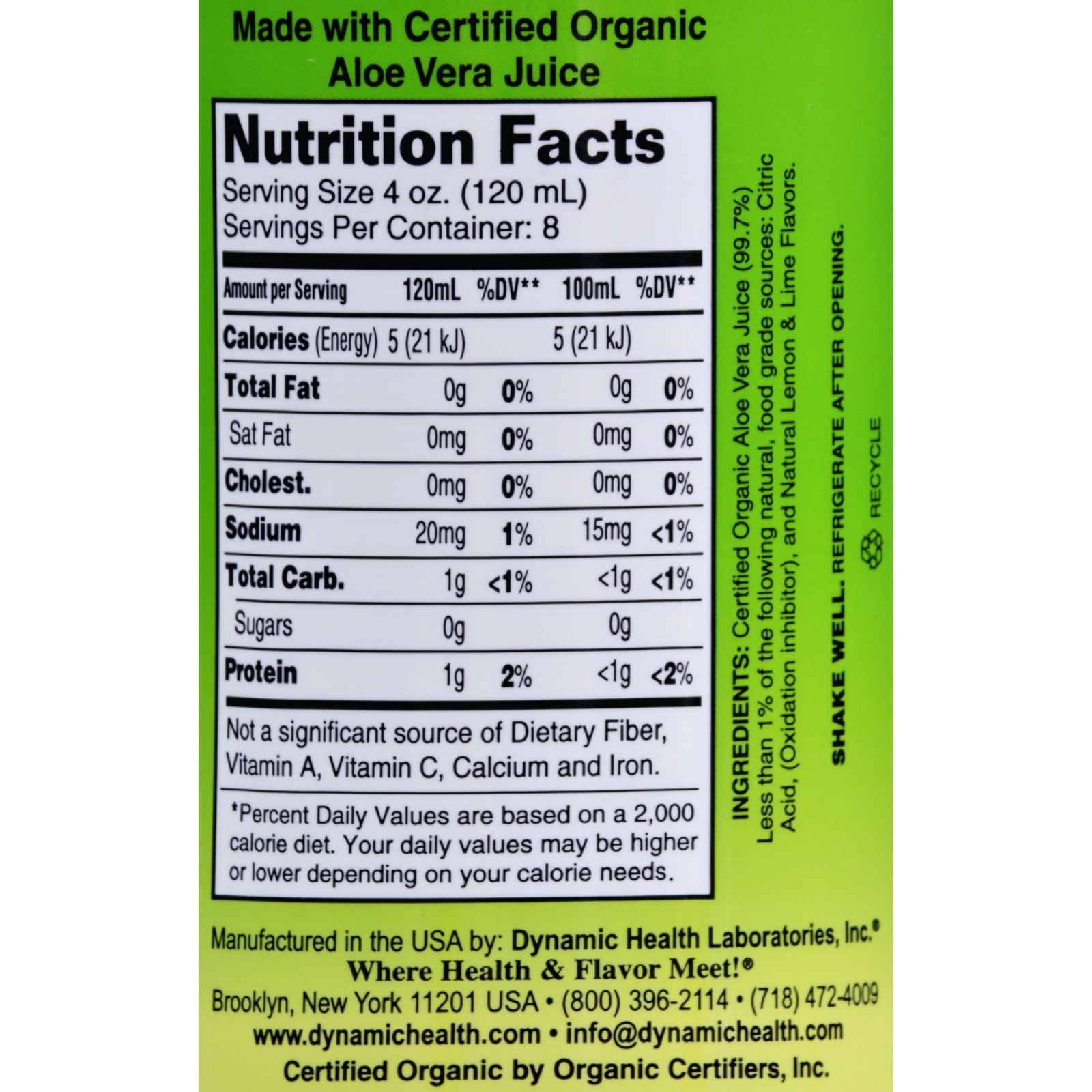Aloe Vera Juice Nutrition Data Nutrition Pics Aloe Vera Juice Nutrition Data Nutrition Pics