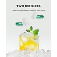 thumbnail image 3 of Máquina de hielo Marsail para encimera, 12 kg/día, hielo rápido, 6 minutos, autolimpiante, 3 of 7