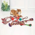 thumbnail image 2 of Dog Chewing Knot Toy Set Christmas Style Pet Supplies Wear Resistant Rope Knot Puppy Fun Interactive Toy Teeth Cleaning Supplies SET 3-10pcs, 2 of 5