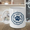 thumbnail image 3 of Live Love Rescue Ceramic Coffee & Tea Gift Mug, Items & Accessories, Shelter Decorations For Animal Advocates, Rescuers, Lovers Men & Women, 3 of 4