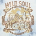 thumbnail image 2 of Junior's Lost Gods Wild Soul Horse Graphic Crop T-Shirt White/Blue Small, 2 of 4