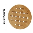 thumbnail image 1 of TIMIFIS Pot Stand Wooden Pot Stand Non-Slip Trivet Mats Multi-Purpose Pan Pot Protectors Kitchen Gadgets, 1 of 1