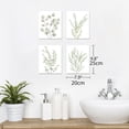 thumbnail image 2 of Lienzo decorativo para pared con la planta botánica Erctoo, color verde salvia, juego de 4, 2 of 7