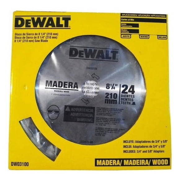 Sierra Circular Dewalt 8.1/4´´x1´´ 24 Dientes C Dwa03100
