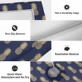 thumbnail image 6 of Pineapple Outdoor Rug for Patio/Deck/Porch, Non-Slip Large Area Rug 5 x 7 Ft, Yellow Fruit Navy Blue Summer Tropical Indoor Outdoor Rugs Washable Area Rugs, Reversible Camping Rug Carpet Runner, 6 of 8