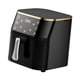thumbnail image 4 of Freidora de aire de acero inoxidable, horno eléctrico caliente de 10 l, herramienta multifuncional de cocina, freidora de aire automática para cenas, No visualización, 4 of 9