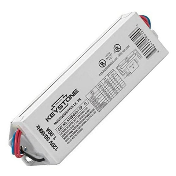 Keystone KTEB-240-1-TP 2-Lamp T12 Fluorescent Ballast - 40W, 120V