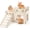 2 House and 1 Ladder, variant on Extra Large Wooden Rabbit Castle Bunny House and Hideouts Detachable Small Animal Play Hideaway Hut for Indoor Adult Rabbit Guinea Pig Chinchilla Habitat