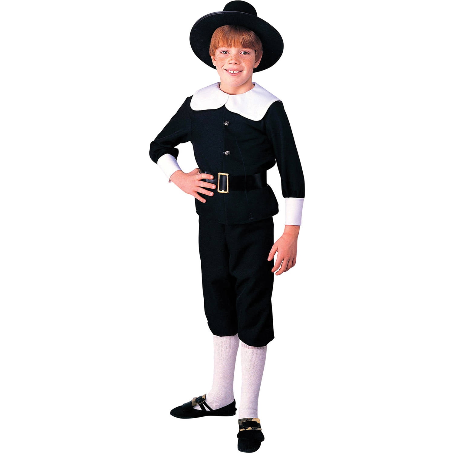 Пилигрим детский. Черный костюм маскарадный. Костюм Пилигрима для мальчика. Ребенок в черном костюме. Колониальный костюм.