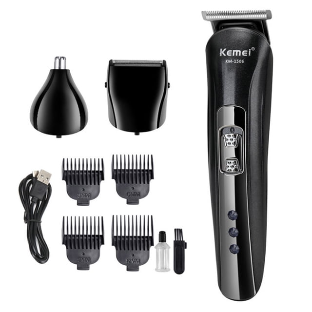 3 In 1 Electric Hair Clipper Razor Beard Shaver Nose Hair Trimmer Limit Comb Grooming