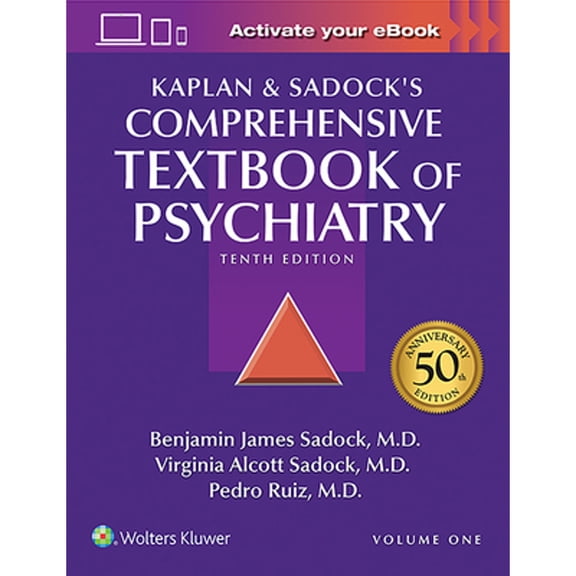 Pre-Owned Kaplan and Sadock's Comprehensive Textbook of Psychiatry (2 Volume Set), 9781451100471, Hardcover, 10