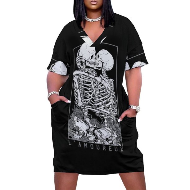 Vestido de bolsillo suelto para amantes, traje de verano para mujer, vestidos de verano para damas 2025, vestido de cumpleaños para mujer de lujo 2025