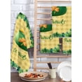 thumbnail image 2 of Happy St. Patrick's Day Kitchen Dish Towels for Drying Dishes Set of 2, Spring Coin Clovers Yellow Plaid Waffle Weave Microfiber Hand Tea Bathroom Towels Quick Dry & Absorbent Towel 15.7x23.6, 2 of 7