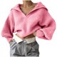 thumbnail image 2 of Puntoco-suéter de cuello redondo para mujer, suéter de manga larga, pantalones cortos informales holgados a la moda, conjunto de liquidación de Navidad Puntoco Puntoco-796, 2 of 7