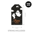thumbnail image 5 of Koyal Wholesale 100-Pk Cute Ghosts Halloween Gift Tags With String, Favor Bag Tags Halloween Decorations 2 x 3.75 inch, 5 of 5