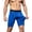 Blue, variant on Men's Compression Shorts, High Elastic Moisture Wicking Athletic Underwear Workout Running Base Layer Training Shorts for Basketball, Football Blue
