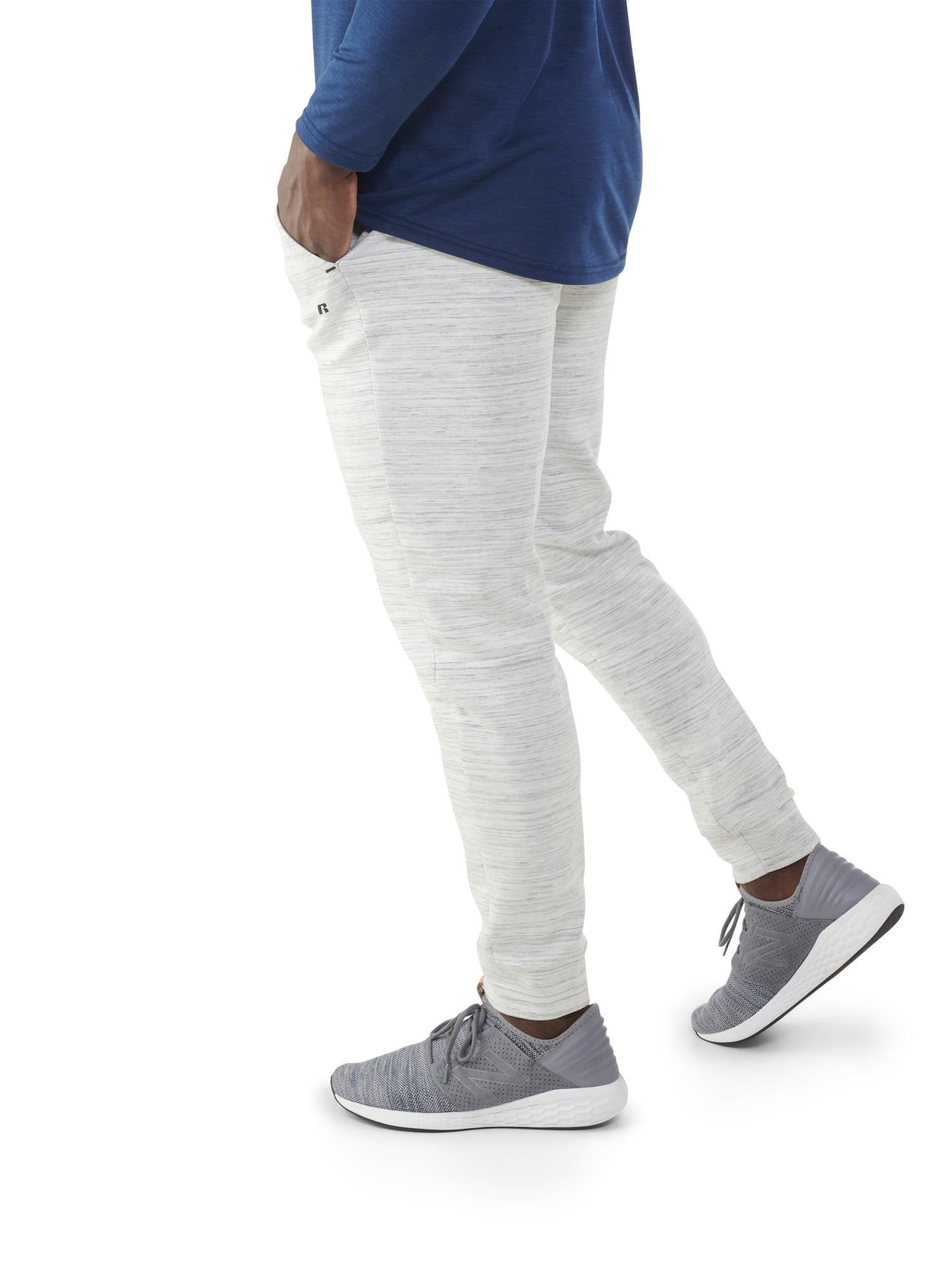 russell men's double knit joggers