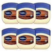 Extra Hydrating Petroleum Jelly for Chafed Skin & Rash Treatment w/ Cocoa Butter | Ideal for Skin Use as Barrier to Protect Minor Cuts, Burns & Scrapes-1.75 Oz, Pack of 6
