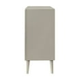 thumbnail image 2 of Benjara 6 Drawer Contemporary Dresser with Bar Handles and Splayed Legs, Silver, 2 of 4