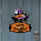 thumbnail image 2 of Cartel Colgante De Madera De Halloween, Placa De Bienvenida Para La Pared Del Salón, Adorno Decorativo Para Colgar., 2 of 5