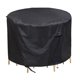 thumbnail image 1 of Cubierta redonda a prueba de polvo e impermeable para muebles, cubierta protectora para muebles de mesa de jardín al aire libre, 1 of 5