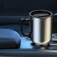 thumbnail image 4 of 100Fens 500ml Car Heating Cup Car Heated Mug, 12V Stainless Steel Travel Electric Coffee Cup Insulated Heated Thermos Mug, 4 of 9