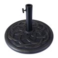 thumbnail image 1 of Flash Furniture Kona - Base Universal Para Sombrilla De Cemento De Bronce Con Revestimiento De Polímero Plástico Resistente A La Intemperie, 19,25 Pulgadas De Diámetro, 1 of 5