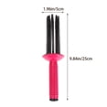 thumbnail image 3 of Yoofe 3pcs Hair Fluffy Styling Curler Curls Comb,Hair Curler Curling Make Up Brush Roller Tool Portable Hair Curling Roll Comb Antiâ Professional Round Hair Brush for Home Personal Use Travel, 3 of 9