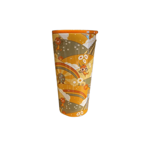 Disney EPCOT Flower Garden Festival 2023 Orange Bird Tumbler Cup