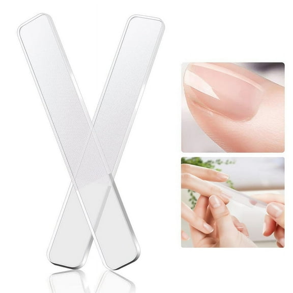 Glass Nail Shiner - Nano Glass Nail Files Crystal Nail Buffer Shine Polisher For Natural Fingernails Toenails