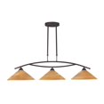 thumbnail image 1 of Elysburg Billiard, Island 3, Aged Bronze, LED Bulb, 1 of 2