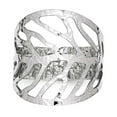 thumbnail image 4 of Sterling Silver Rhodium-Plated Adjustable Ring, 4 of 5