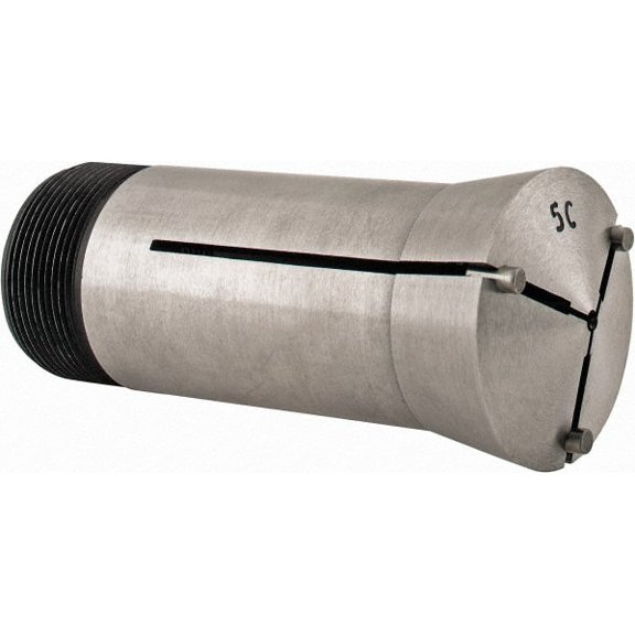 Steel 5C Emergency Collet, 1-1/2" Head Diameter, 1/16" Pilot Hole, 3.28" OAL