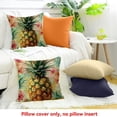 thumbnail image 4 of PRATYUS Pineapple Flowers Pillow Case for Home Sofa Couch Decor 18x18in, 4 of 5