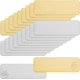 thumbnail image 1 of 30 placas de identificación grabadas con láser, en blanco, 2 colores, marco de acero inoxidable para etiquetas de identificación, etiqueta decorativa., 1 of 6