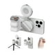 thumbnail image 1 of Creator Kit TELESIN Fun Shot con empuñadura magnética para cámara de teléfono y luz magnética C03 para selfies (plateada), 1 of 7