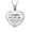 Silver, variant on Guodhu Heart Necklace for Women Teens Daughter Gifts from Dad, Easter Basket Stuffers for Teens To My Daughter Granddaughter Necklace Inspirational Birthday Graduation Gifts for Women