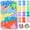 Macaron Pastel Colors, variant on 1080 Pcs Weaving Loom Refill Loops with 50 Acrylic Beads, 12 Morandi Colors Stretchable Elastic Fabric Potholder Loops for 7-10 Inch Weaving Looms, DIY Craft Supplies