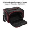 thumbnail image 3 of Soidarity Gran capacidad Pro Peluquería Cabello Equipo Salón Herramienta Bolsa de transporte Bolsa de almacenamiento de viaje Negro Cuidado del cabello Soidarity CE002849-00, 3 of 8