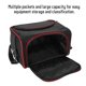 thumbnail image 4 of Vogacara Gran capacidad Pro Peluquería Cabello Equipo Salón Herramienta Bolsa de transporte Bolsa de almacenamiento de viaje Negro Cuidado del cabello Vogacara CE002849-00, 4 of 6