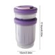 thumbnail image 3 of Recipiente de fruta de doble capa de ensalada de plástico 760ml • Taza portátil de desayuno calefactable con tenedor • Almuerzo impermeable para acampada en la oficina, 3 of 6