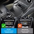 thumbnail image 4 of Carbon Fiber Car Interior Center Console Trim Cover for C Class W205 C180L 2015-2018 Vehicles, Scratch-Resistant Dash Panel Protector, Easy Installation, 4 of 8