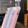 thumbnail image 3 of Compatible with iPhone Case for Square Glitter Bling Rainbow Aurora Pattern for Girls Woman Soft TPU Anti-Fall Shockproof Anti-Scratch Protective Case for iPhone 11pro (Pink), 3 of 8