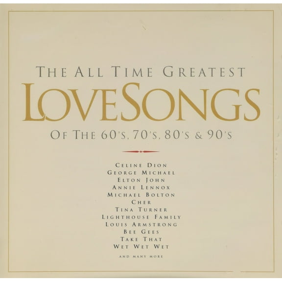 The All Time Greatest Love Songs of the 60's, 70's, 80's & 90's (Audiobook)