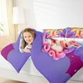 thumbnail image 4 of Manfei Unicorn Initial 2pcs Bedding Comforter Set,Cartoon Unicorn Twin Comforter Sets,Galaxy Stars Breathable Bedding Set,Ultra Soft Kawaii Room Decor,Reversible, 4 of 8