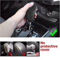 thumbnail image 5 of Cubierta de la perilla de la palanca de cambios del automóvil, protector de la palanca de cambios antirrobo automático, accesorio universal para el interior del vehículo, color negro, 5 of 5