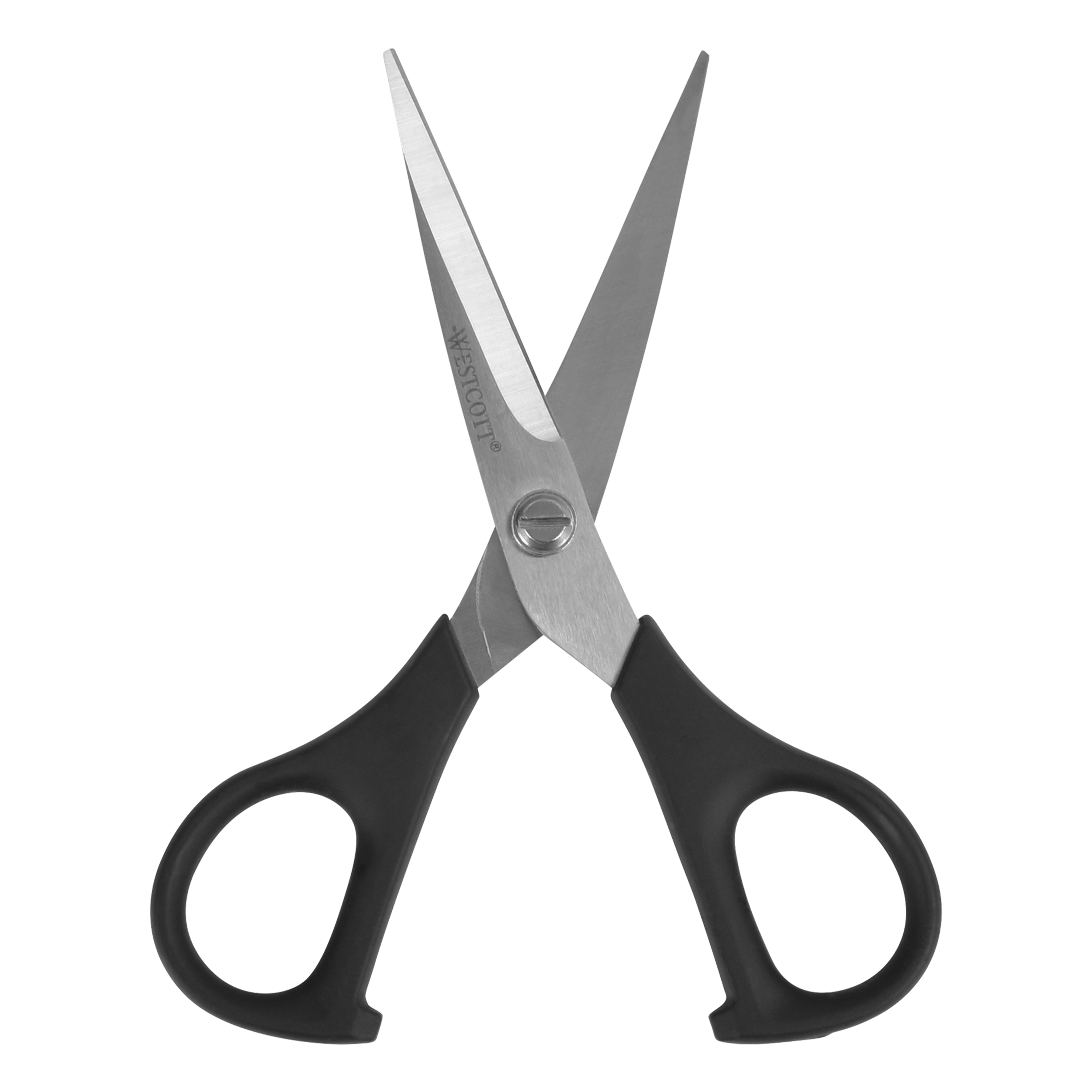 Westcott 13402 Scissors, All-Purpose Bent Scissors for Office and