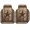 Brown, variant on Blue Brown Tree Car Floor Mats 4 Pieces, Front & Rear Auto Carpet Mats Full Set with Rubber Backing, Watercolor Forest Art Universal All Weather Car Floor Protectors for SUV Truck Van
