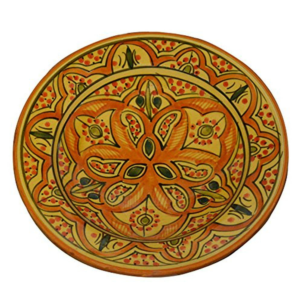 Treasures of Morocco Ceramic Plates Moroccan Handmade Appetizer Tapas