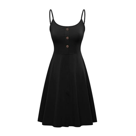 

Giligiliso Clearance Maternity Clothes for Women Woman Solid Sling Buttons Pregnant Feeding Casual Dress Maternity Nursing Dress